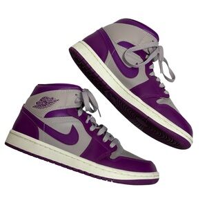 Jordan 1 mid nike magenta sneakers